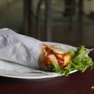 Spicy Wrap with Cheese